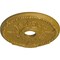 Ekena Millwork Antioch Ceiling Medallion (Fits Canopies up to 3 1/2"), 18"OD x 3 1/2"ID x 1 3/8"P, Pharaohs Gold CM18SEPGS - alternate 3